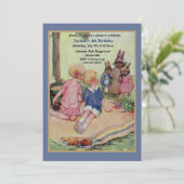 De picknick-uitnodiging kaart (Staand voorkant)