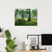 De Picknick van Elgin van de haven Poster (Thuiskantoor)