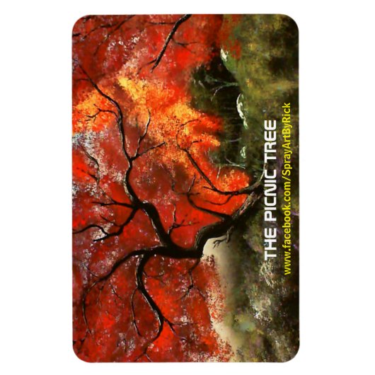 De picknickboom magneet (Verticaal)