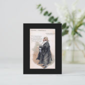De Pickwick Papers - sergeant Buzfuz Briefkaart (Staand voorkant)