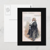 De Pickwick Papers - sergeant Buzfuz Briefkaart (Voorkant / Achterkant)