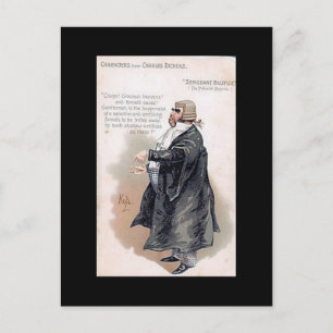 De Pickwick Papers - sergeant Buzfuz Briefkaart