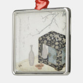 De Picnic Hamper Metalen Ornament (Links)