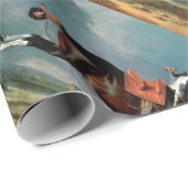 De Piebald Piebald Horse "Ceheld-opfok" Cadeaupapier (Rol Hoek)