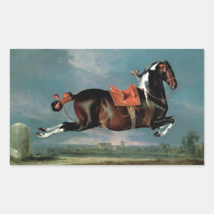 De Piebald Piebald Horse "Ceheld-opfok" Rechthoekige Sticker