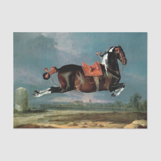 De Piebald Piebald Horse "Ceheld-opfok" Tissuepapier (Voorkant)