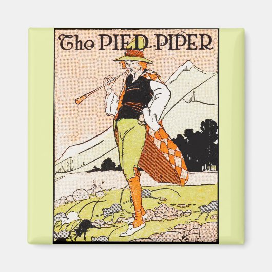 De Pied Piper Kinderkinderkamer Magneet (Voorkant)