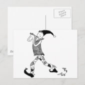 De Pied Piper van Hamelin Briefkaart (Voorkant / Achterkant)