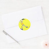 De Pied Piper van Hamelin Ronde Sticker (Envelop)