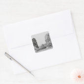 De piek van de Gateway en van Pike Vierkante Sticker (Envelop)