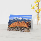 De Piek van snoeken, Colorado Springs Kaart (Gele Bloem)