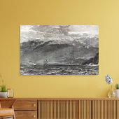 De piek van Teneriffe, Sante Cruz Canvas Afdruk (Insitu (Woonkamer))