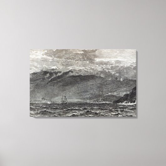 De piek van Teneriffe, Sante Cruz Canvas Afdruk (Voorkant)
