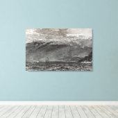 De piek van Teneriffe, Sante Cruz Canvas Afdruk (Insitu (Houten vloer))