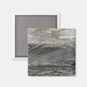 De piek van Teneriffe, Sante Cruz Magneet (Voorkant / Achterkant)
