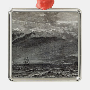 De piek van Teneriffe, Sante Cruz Metalen Ornament