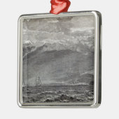 De piek van Teneriffe, Sante Cruz Metalen Ornament (Links)