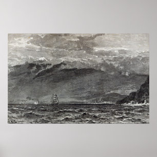 De piek van Teneriffe, Sante Cruz Poster