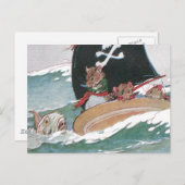 De piene ratten en de grote Noordse vissen Briefkaart (Voorkant / Achterkant)