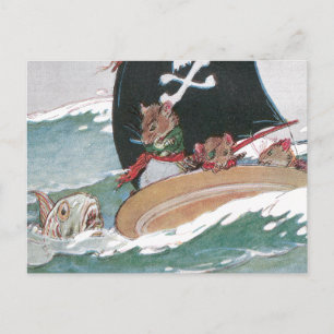 De piene ratten en de grote Noordse vissen Briefkaart