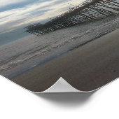 De pier Atlantic Beach NC Poster (Hoek)
