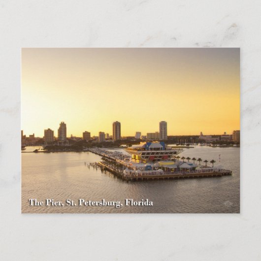 De pier briefkaart (Voorkant)