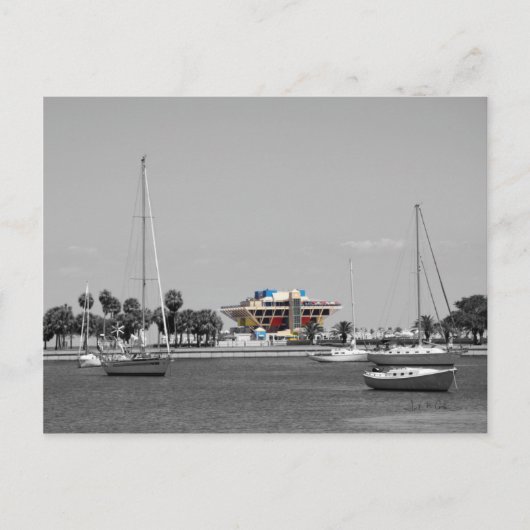 De pier briefkaart (Voorkant)