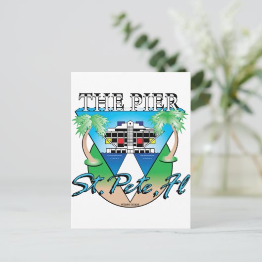 DE PIER BRIEFKAART (Staand voorkant)