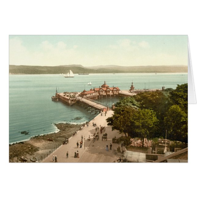 De pier in Dunoon, Argyll en Bute, Schotland (Voorkant Horizontaal)