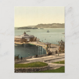 De Pier, met Drake's Island, Plymouth, Engeland Briefkaart