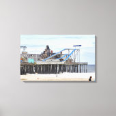 De Pier op Seaside Heights- Zomer van 2012 Canvas Afdruk (Voorkant)