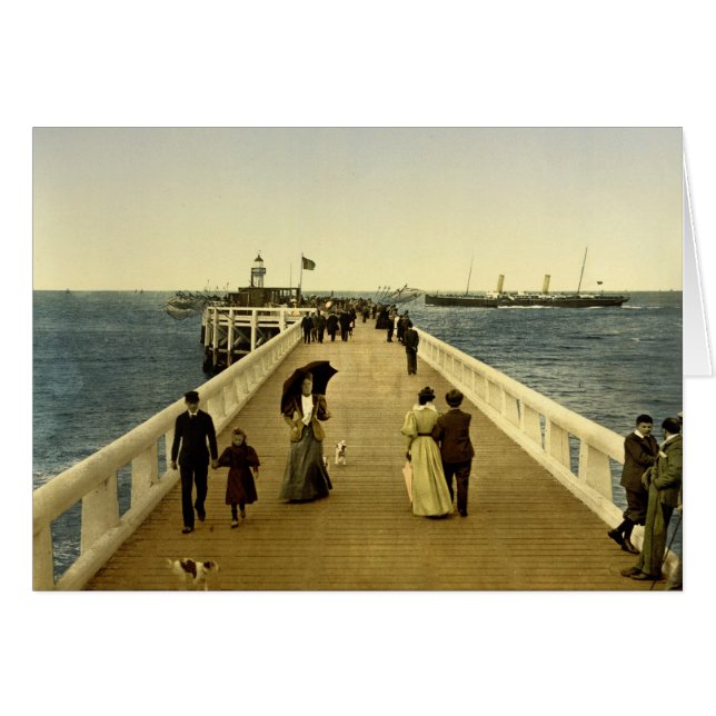 De pier Ostend België (Voorkant Horizontaal)