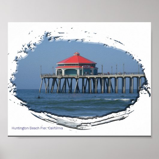 De pier poster (Voorkant)