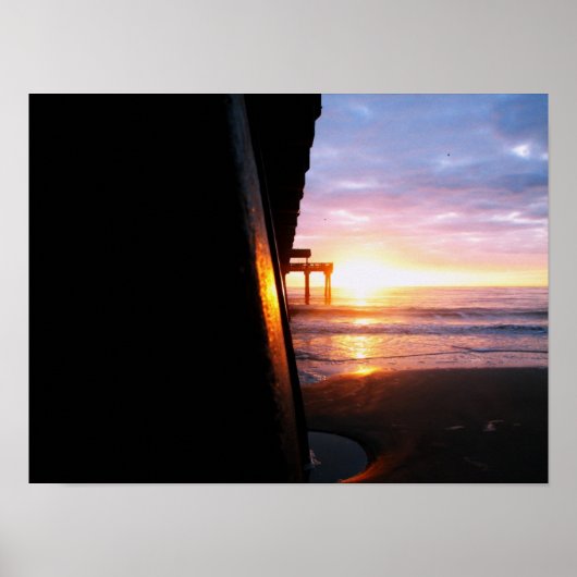 De pier poster (Voorkant)