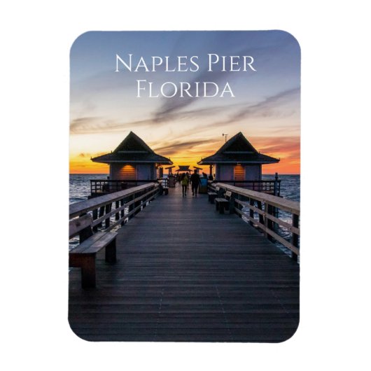 De Pier van Naples in Florida Nieuwigheid Magneet (Verticaal)