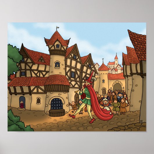 de pieren en het poster voor kinderen (Voorkant)