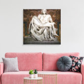 De Pieta Canvas druk (Insitu (Woonkamer))