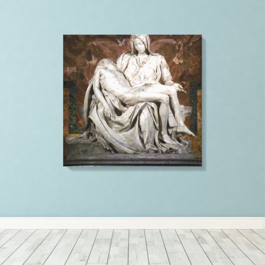 De Pieta Canvas druk Afdruk (Insitu (Houten vloer))