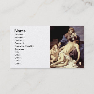 De Pieta - Lamentatie van Christus - Baciccio Visitekaartje