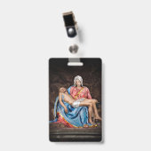 De Piëta van Michelangelo (1498–1499) HET LAM GODS Badge (Voorzijde met clip)
