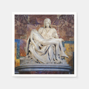 De Pieta van Michelangelo Cocktail Napkin Servetten