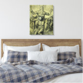 De Pietà van Michelangelo voor Vittoria Colonna Canvas Afdruk (Insitu (Slaapkamer))