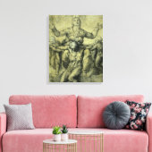 De Pietà van Michelangelo voor Vittoria Colonna Canvas Afdruk (Insitu (Woonkamer))
