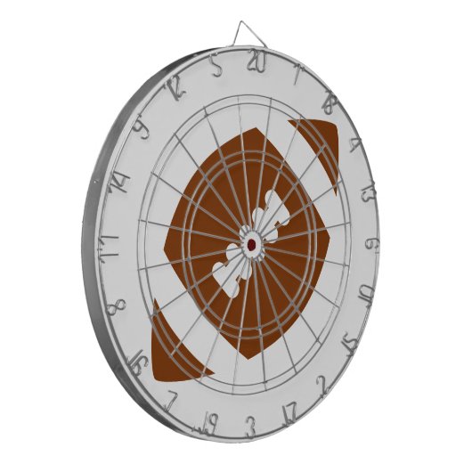 De pigskin dartbord (Voorkant Links)