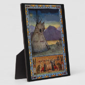 "De Piikuni stam" Fotoplaat (Zijkant)