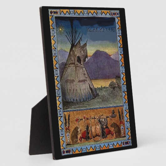 "De Piikuni stam" Fotoplaat (Zijkant)