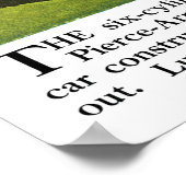 De Pijl-doorboren Poster (Hoek)