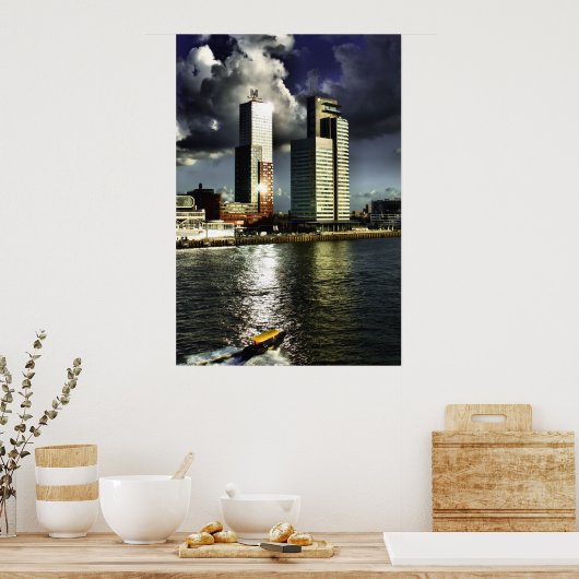De pijlen en de waterkrab poster (Keuken)