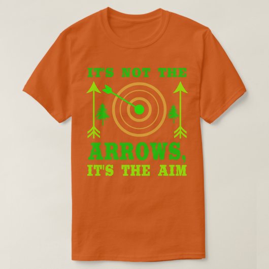 De pijlen zijn niet het doel t-shirt (Design voorkant)