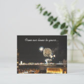 De Pijler 2009 van de marine Feestdagenkaart (Staand voorkant)